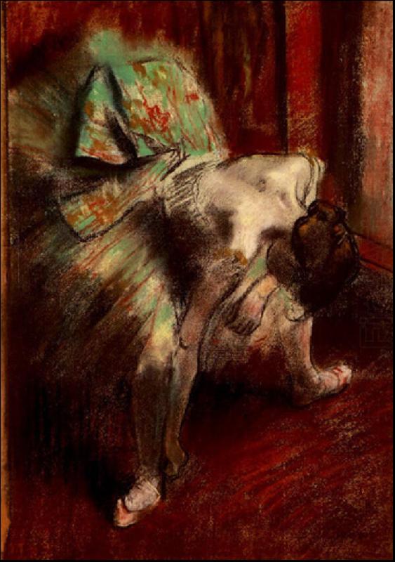 Dancer in Green Tutu, Edgar Degas